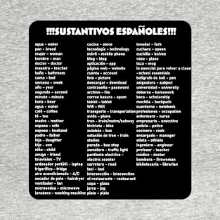 Spanish Nouns V1 T-Shirt